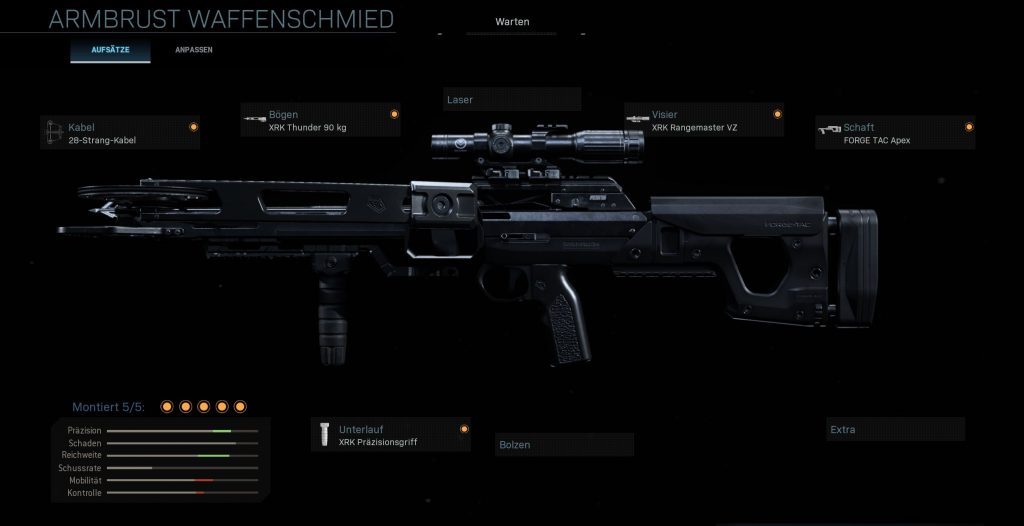 Call fo Duty Modern Warfare Armbrust Sniper