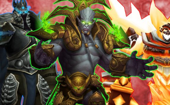 WoW Bosses Ragnaros Lich King Archimonde title 1140x445