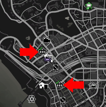 GTA Online Läden Ausrauben Map