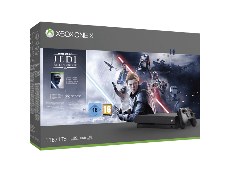 Xbox One X mit Star Wars Jedi: Fallen Order