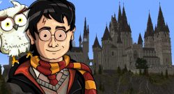 Minecraft Harry Potter title 1140x445