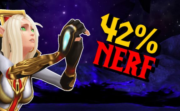 WoW Priest title 42 percent nerf title 1140x445