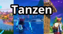 Fortnite tanze bei orte titel