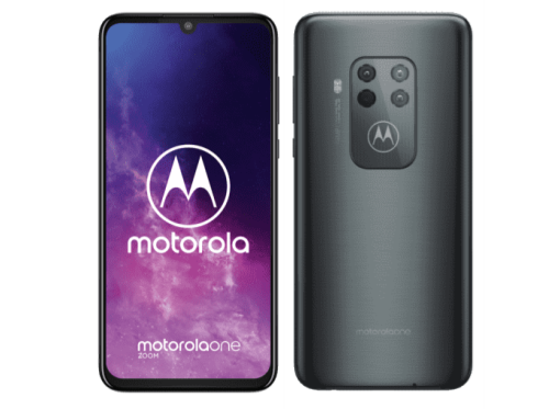 Motorola One Zoom Front- und Rückseite