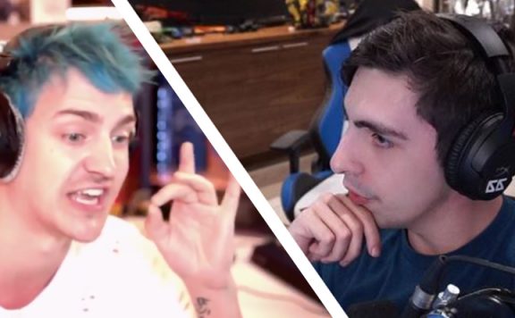 Ninja Shroud keiner schaut zu mixer titel