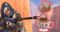 Overwatch Ana Tea Time Teabagging title 1140x445
