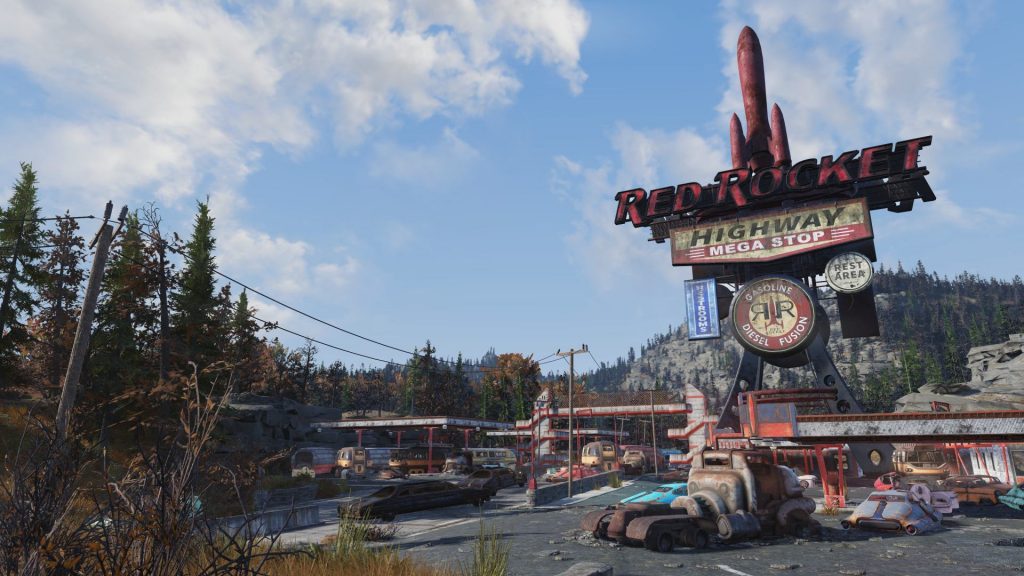 Fallout 76 Wastelanders Red Rocket