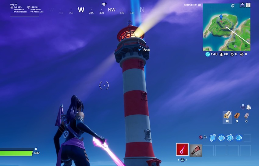 Fortnite-leuchtturm