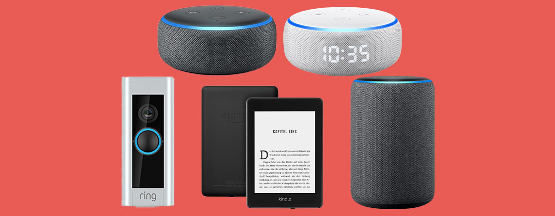 Amazon Geräte im Angebot: Echo, Kindle & Ring günstiger