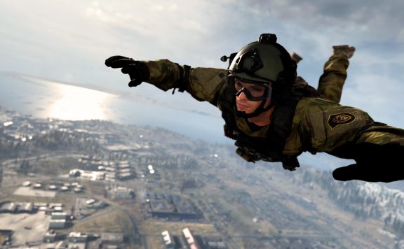 Call fo Duty Warzone Fallschirmspringer