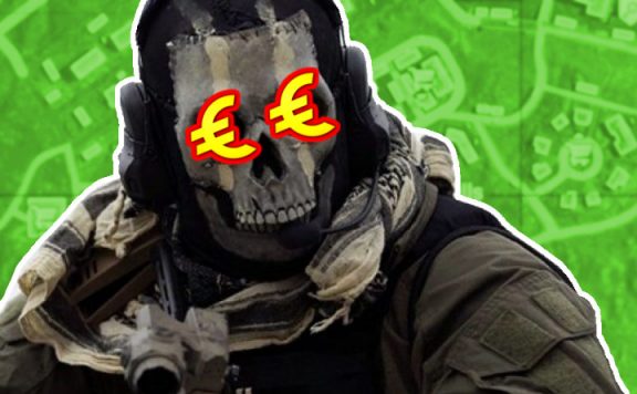 CoD MW Warzone Ghost Geld in den Augen Titel