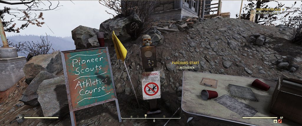 Fallout 76 Startknopf