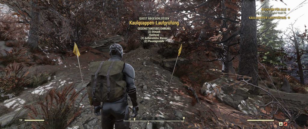 Fallout 76 Quest-Belohnung