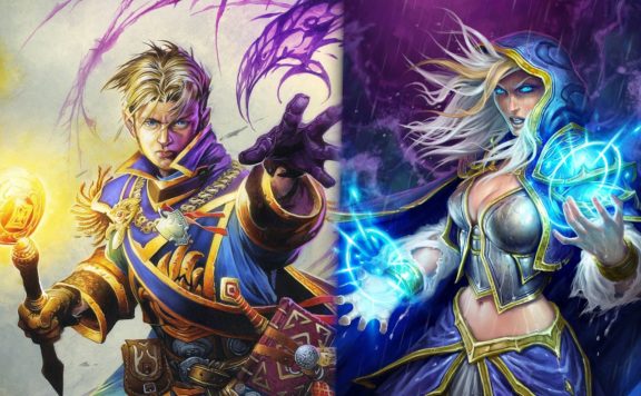 Hearthstone Anduin Jaina title 1920x1080