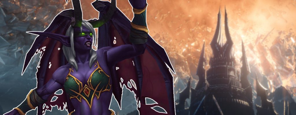 WoW Demon Hunter Casting Shadowlands title 1140x445
