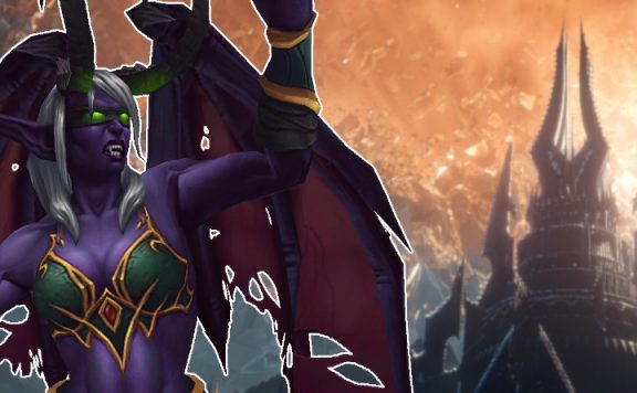 WoW Demon Hunter Casting Shadowlands title 1140x445