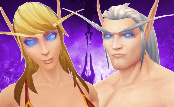 WoW Elves Blue Eyes title 1920x1080