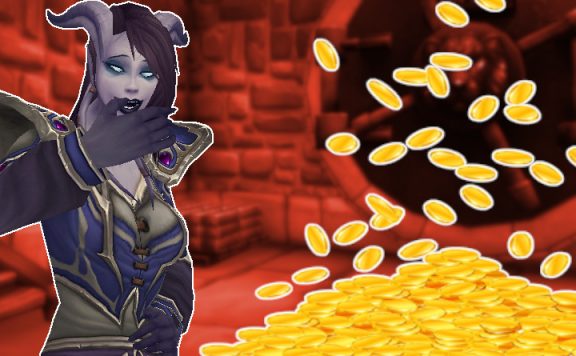 WoW Gold Bank Draenei laughing titel title 1140x445