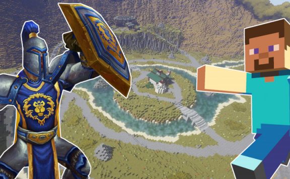 WoW Minecraft Arathi Basin titel title 1140x445