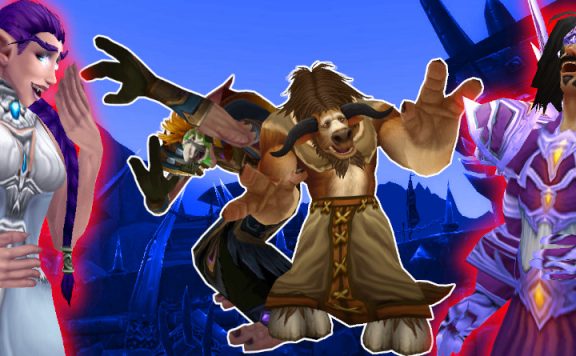 WoW Orc troll cower night elf human laugh titel 1140x445