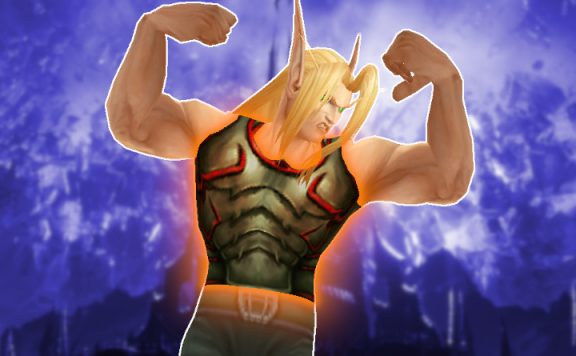 WoW legendary chest blood elf shadowlands titel title 1140x445