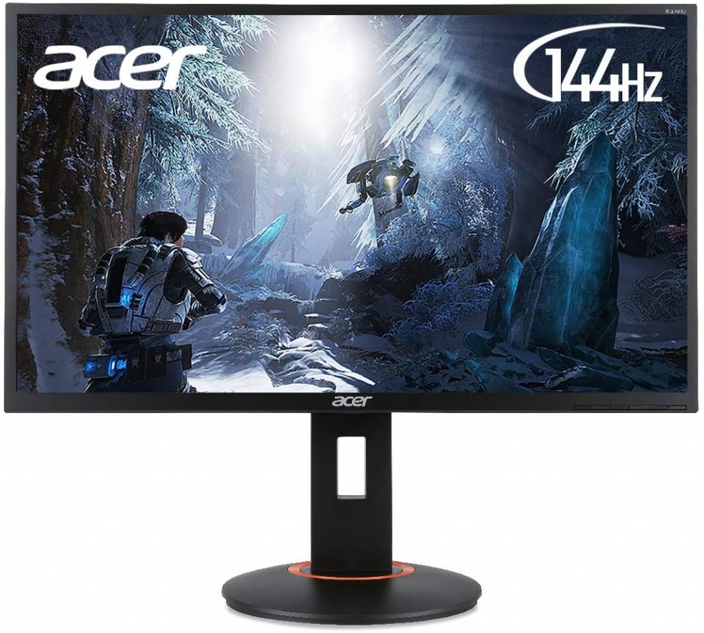 Acer XF0 XF240Hbmjdpr Gaming-Monitor in der Frontansicht