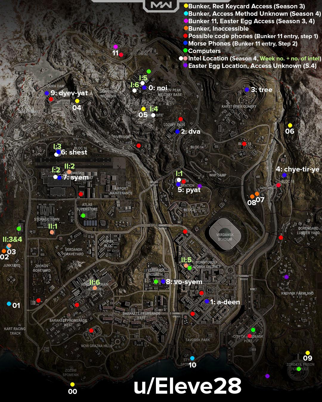 Cod Warzone Map Zeigt Die Wichtigsten Orte Aus Season 4