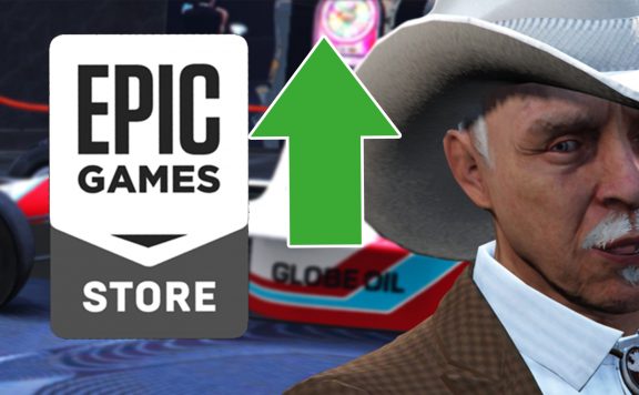 Epic Games Store GTA Pfeil Titel