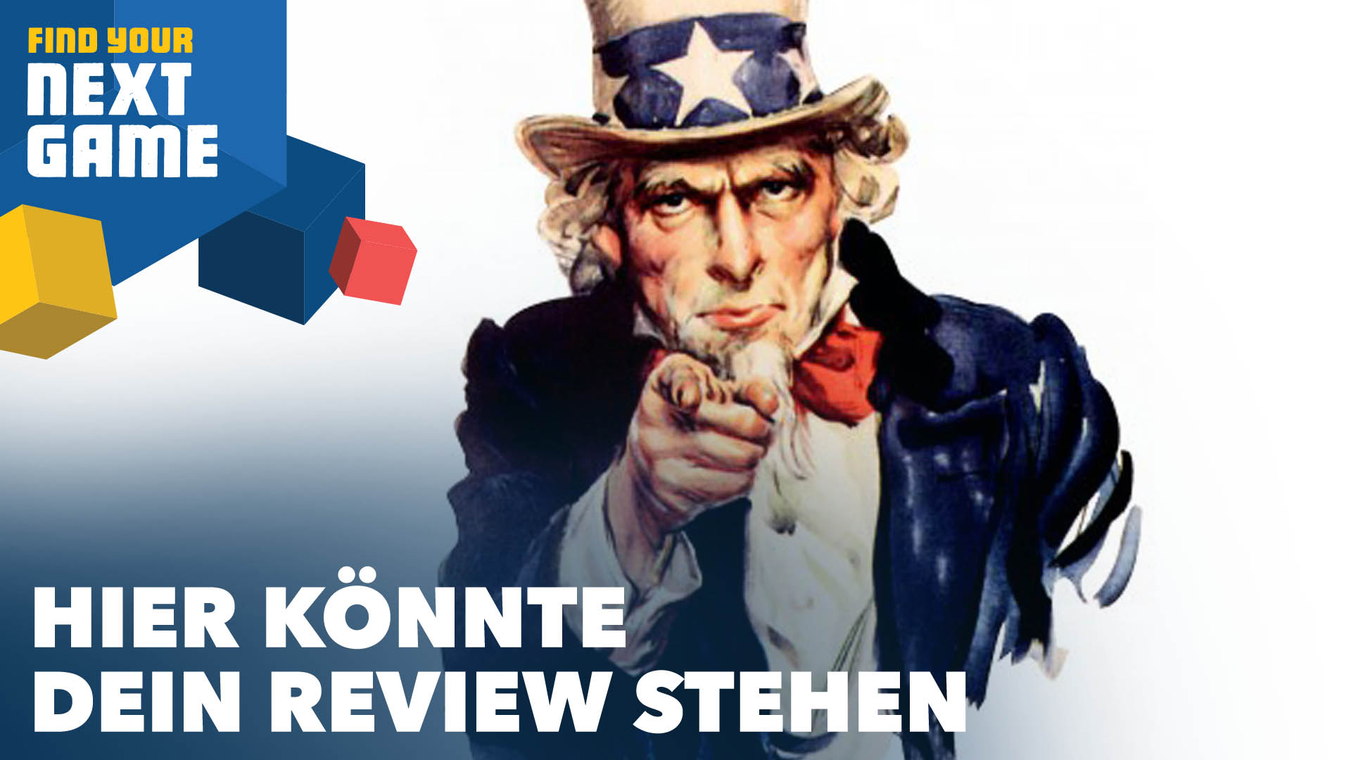 Join the “Find Your Next Game” and write a user review that will appear on the homepage