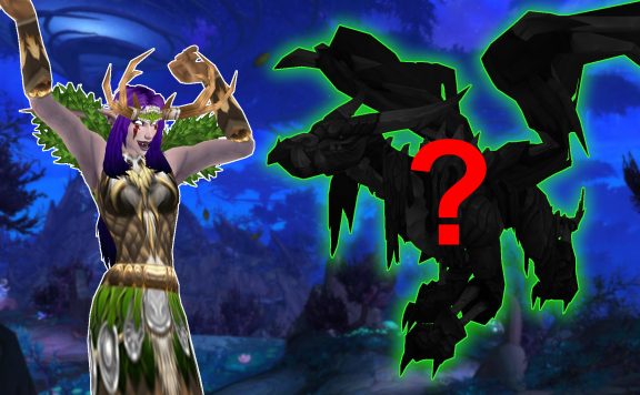 WoW Ardenweald night elf cheer mystery dragon titel title 1920x1080