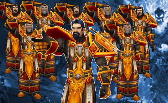 WoW Classic Human Paladins pointing titel title 1920x1080