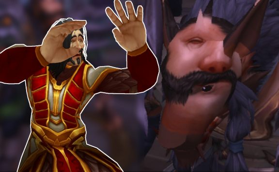 WoW Cower Human Worgen Creepy title titel 1920x1080