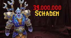 WoW Draenei Male Shaman 39 Millionen Schaden titel title 1920x1080