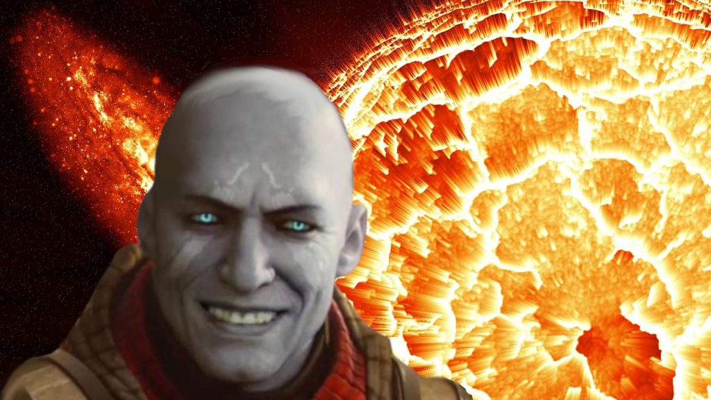 Explosion Planet Stern Sonne Zerstörung Zavala Destiny 2 titel