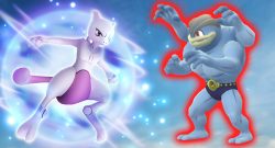 Pokémon GO Titel Machomei Mewtu