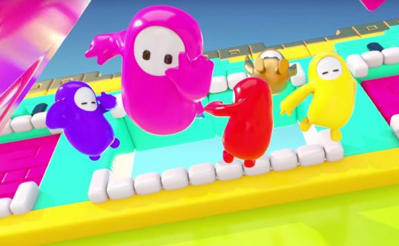 Titelbild PS Plus August Fall Guys