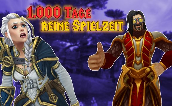 WoW 1000 Tage reine Spielzeit titel title 1920x1080