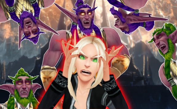 WoW Blood Elf roar night elf druids laugh titel title 1280x720
