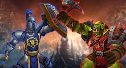 WoW Human versus orc shadowlands titel title 1280x720