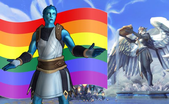 WoW Pride Flag Kyrian Bastion titel title 1920x1080