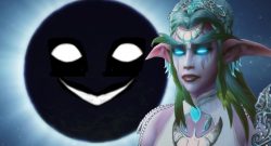 WoW Tyrande Elune creepy smile title 1280x720