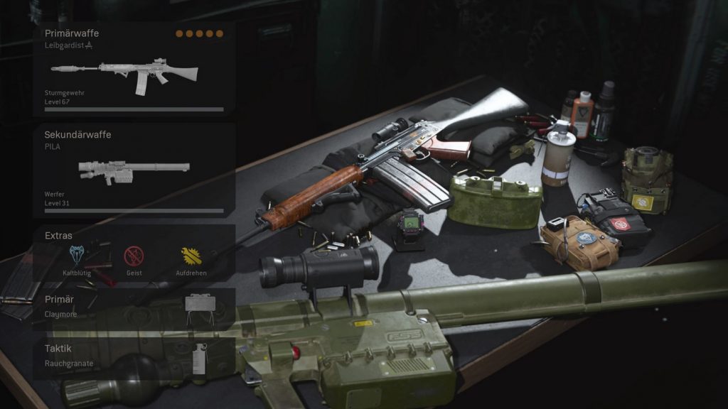 cod warzone support loadout