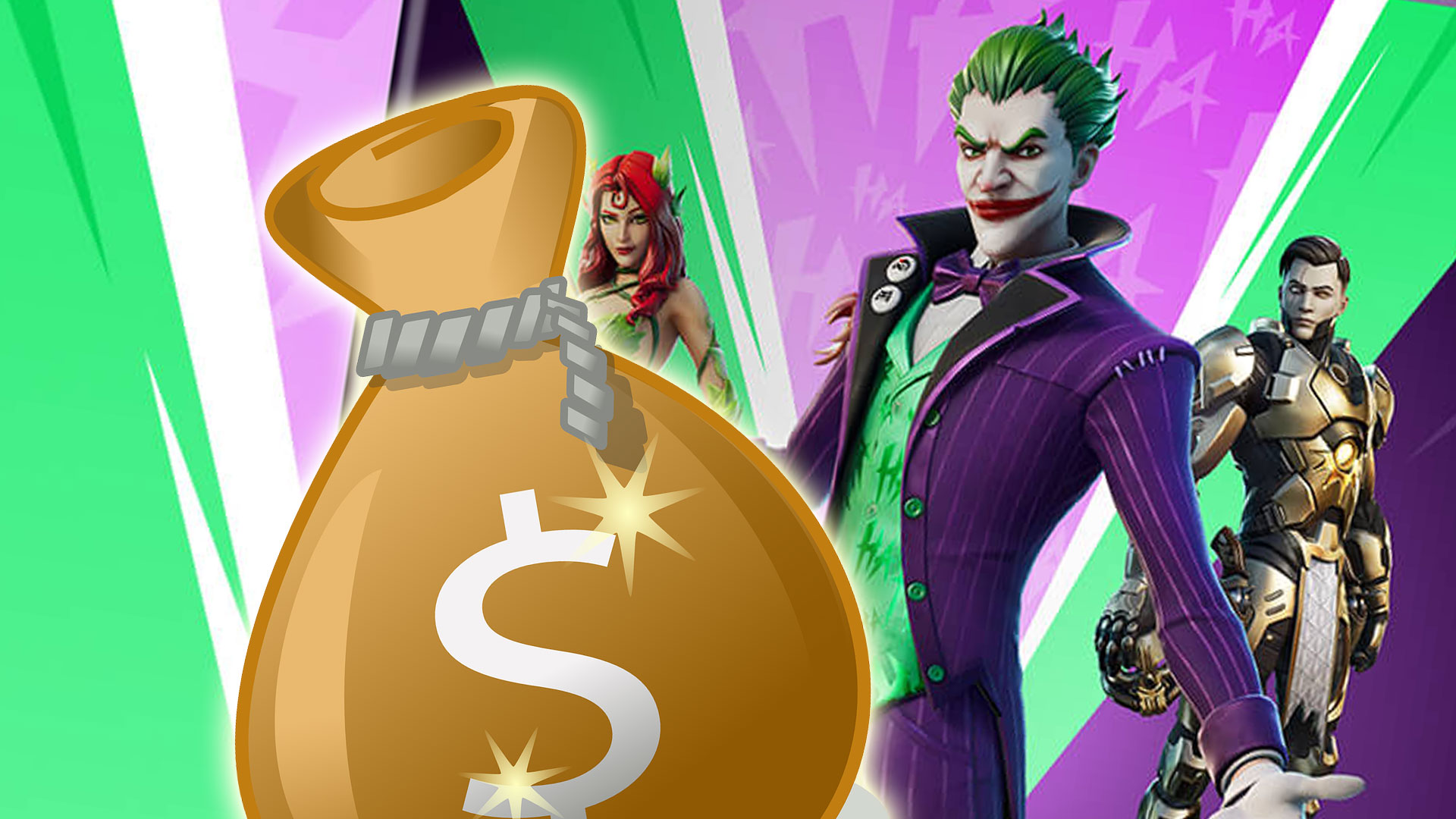 Fortnite Will Mit Einem Skin Bundle Zum Joker Das Grosse Geld Machen