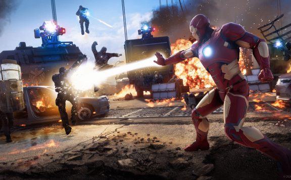 marvels avengers iron man action