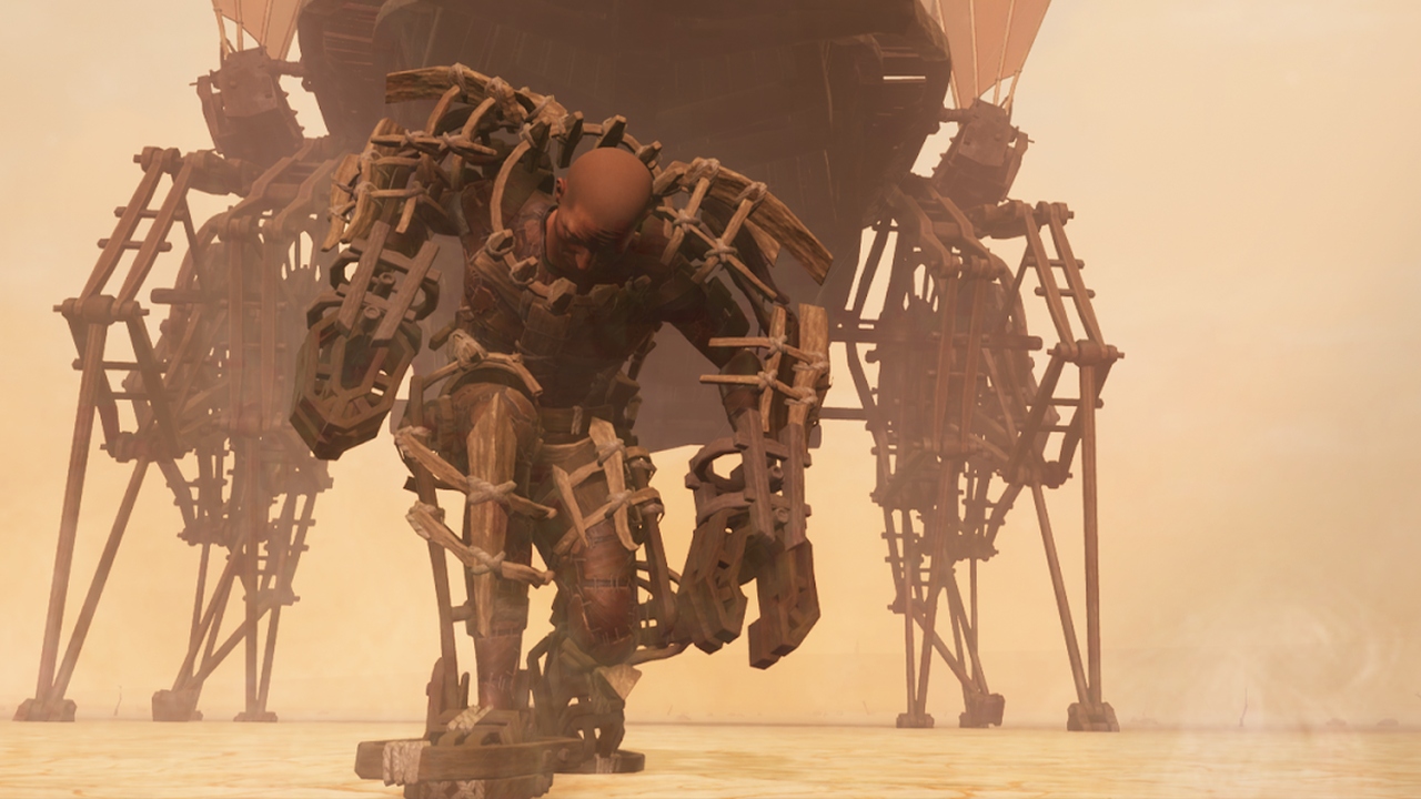 Last Oasis Exoskelett Powerrüstung Titel