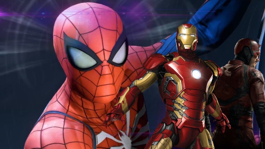 Marvels Avengers Spidermen ps4 exklusiv
