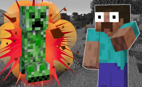Minecraft Creeper BAKURETSU LALALA Explosion titel title 1280x720