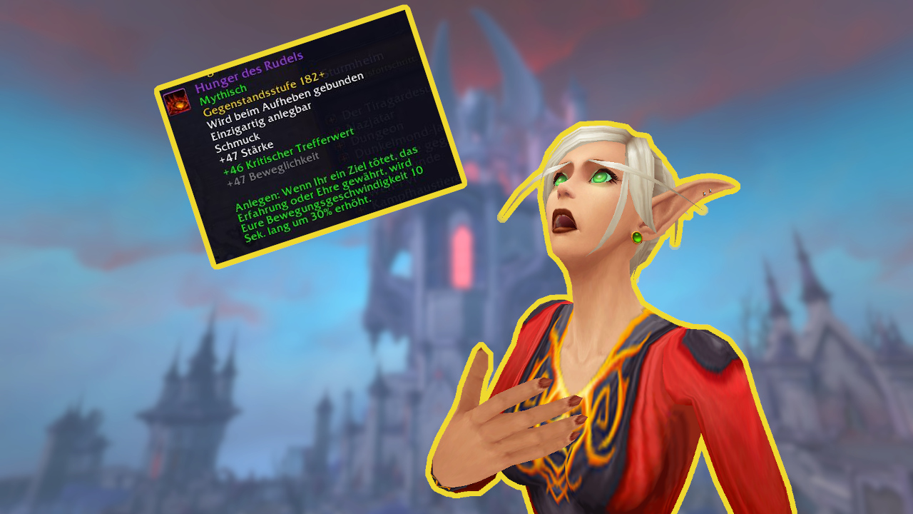 WoW: Item aus Legion ist kurz leicht zu kriegen, ideal zum Leveln in Shadowlands