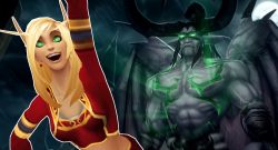 WoW Classic Burning Crusade Illidan Blood Elf Cheer titel title 1280x720