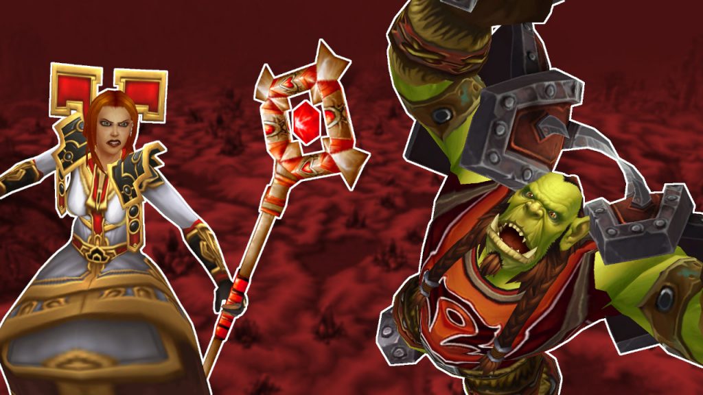 WoW Classic Female Priest Human Orc Grund cheer angry titel title 1280x720